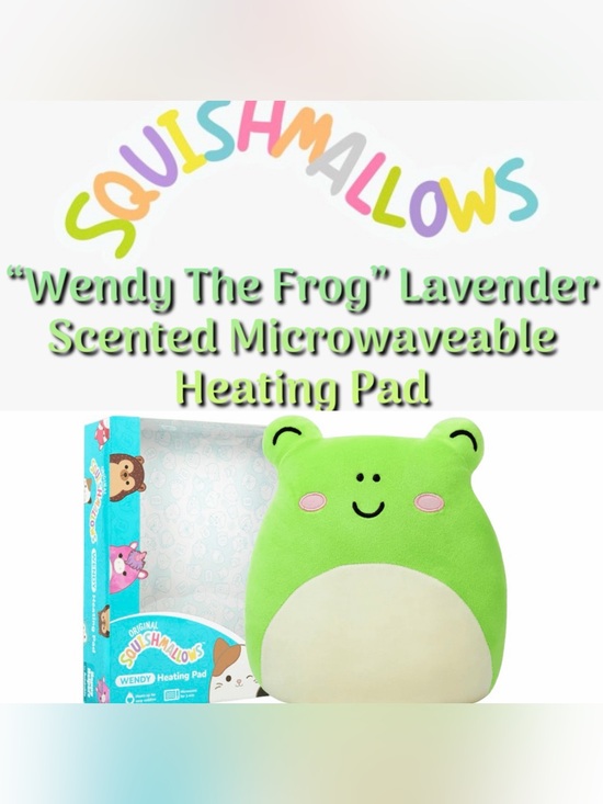 Squishmallows Accessories - Squishmallow - “Wendy” Lavender Scented Microwaveable Heating Pad - NEW